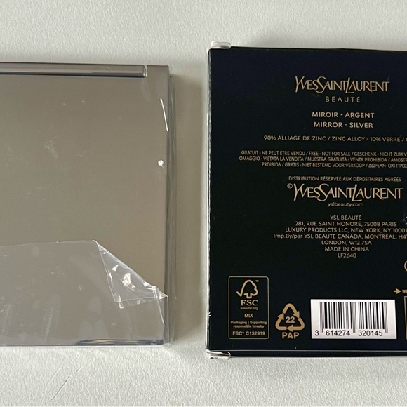 Yves Saint Laurent Silver Mirror Compact - Picture 4 of 4